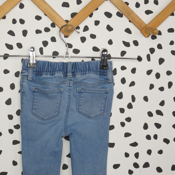 Baby Gap Denim Pull On Distressed Toddler Jeggings - Picture 4 of 7